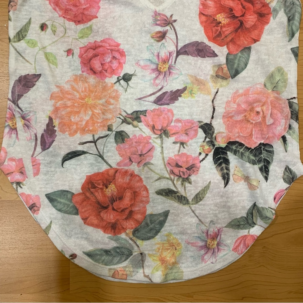 Floral mock neck tank top - Picture 5 of 10